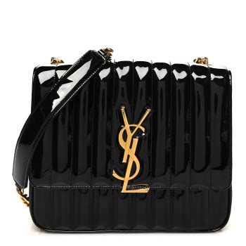 ysl large vicky bag|SAINT LAURENT Patent Matelasse Monogram Large Vicky .